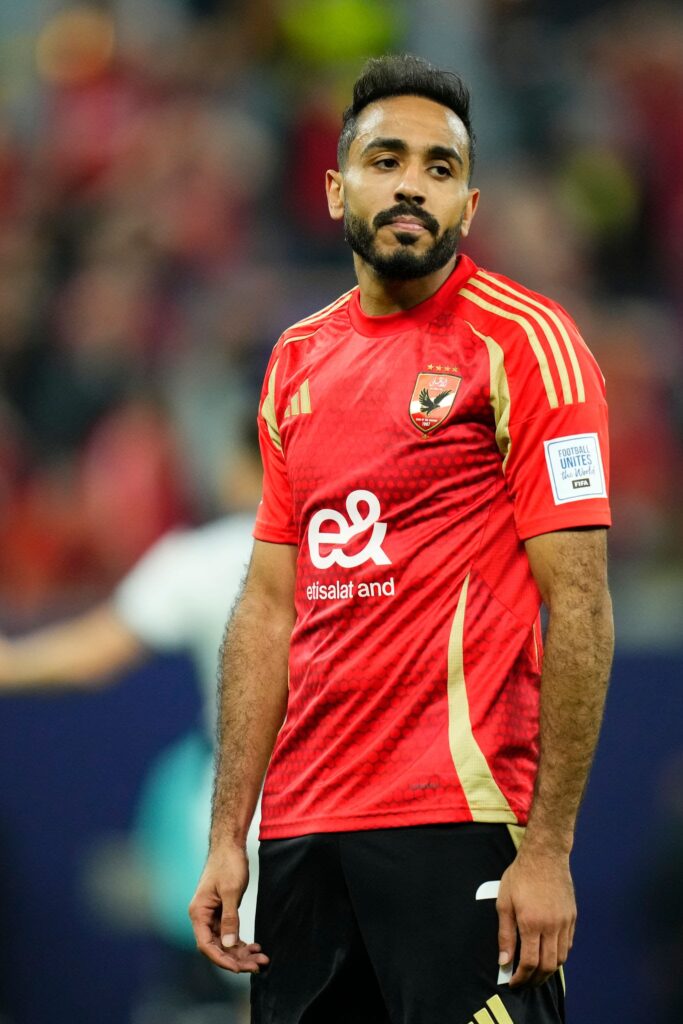 Kahraba centre-forward of Al Ahly and Egypt during the FIFA Challenger Cup and FIFA Intercontinental Cup match between Al Ahly and C.F. Pachuca at Stadium 974 on December 14, 2024 in Doha, Qatar. (Photo by Jose Breton/Pics Action/NurPhoto via Getty Images)