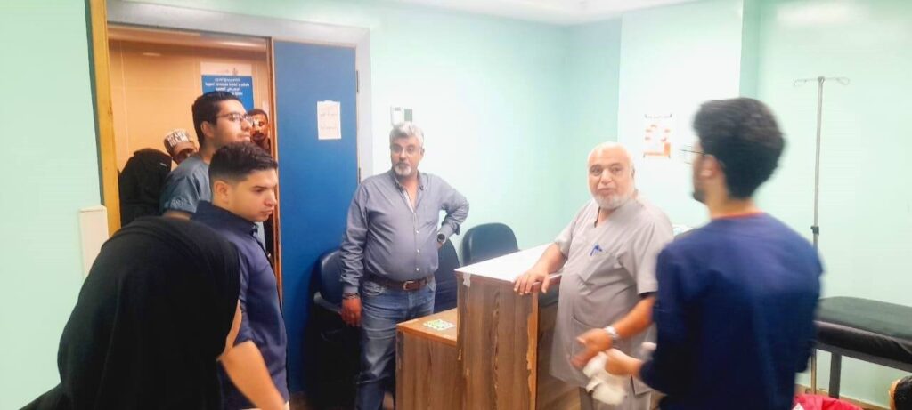 جانب من زيارة وكيل وزارة الصحة إلى مستشفى العريش