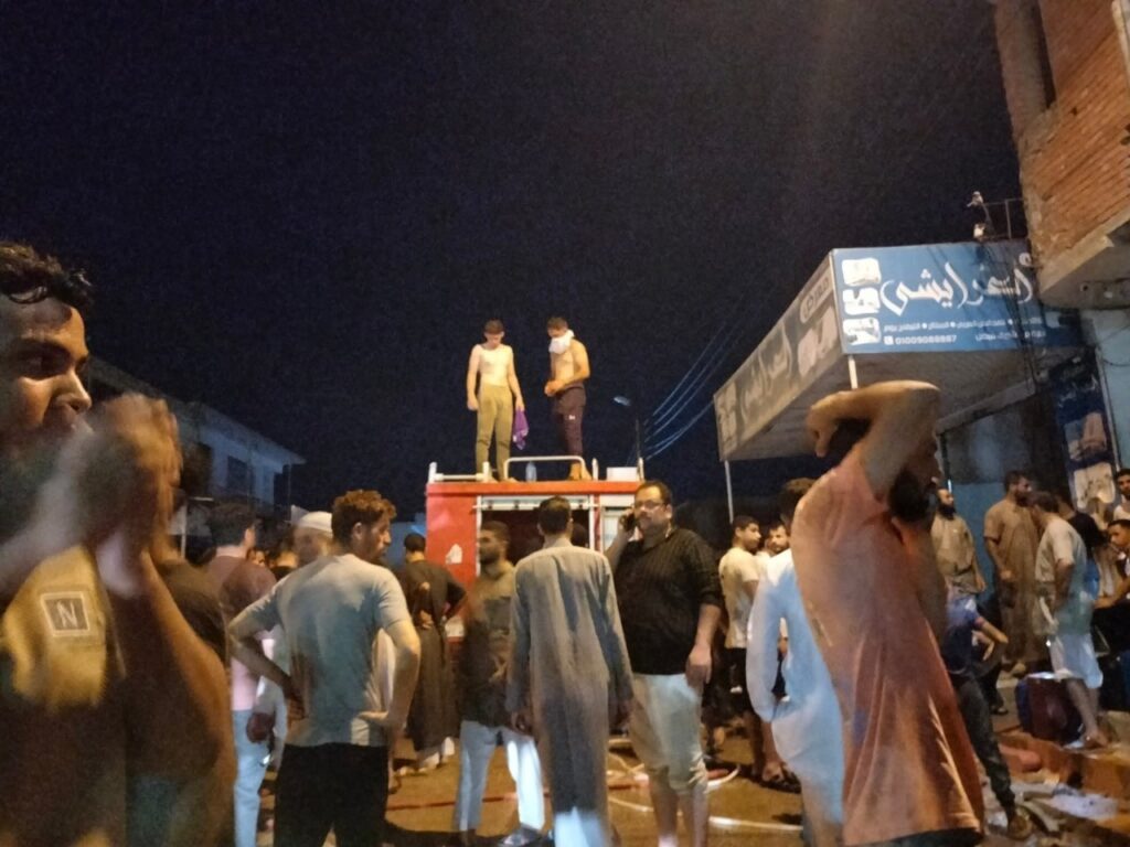 جانب من الحادث