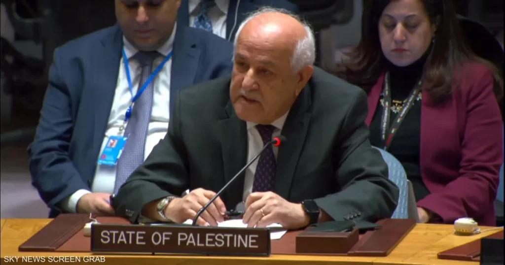 مندوب فلسطين في مجلس الأمن