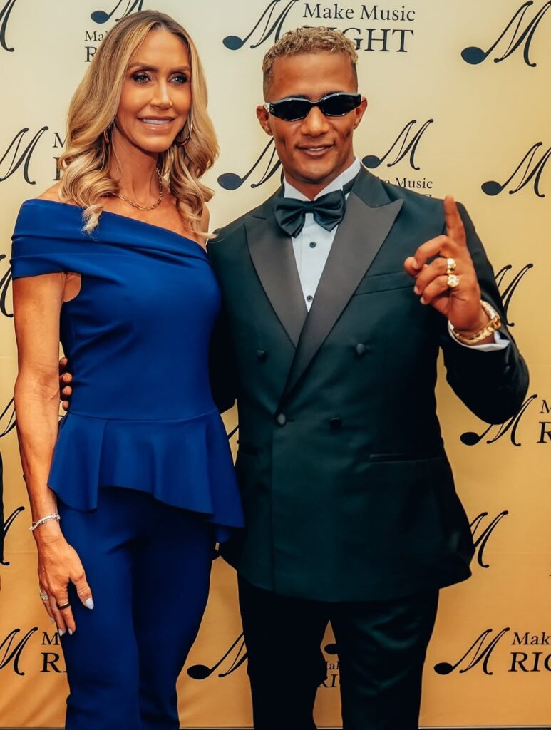 محمد رمضان و لارا ترامب