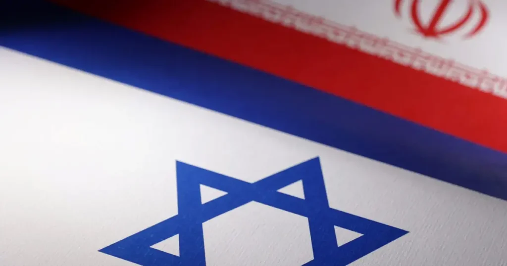 علم إيران وإسرائيل