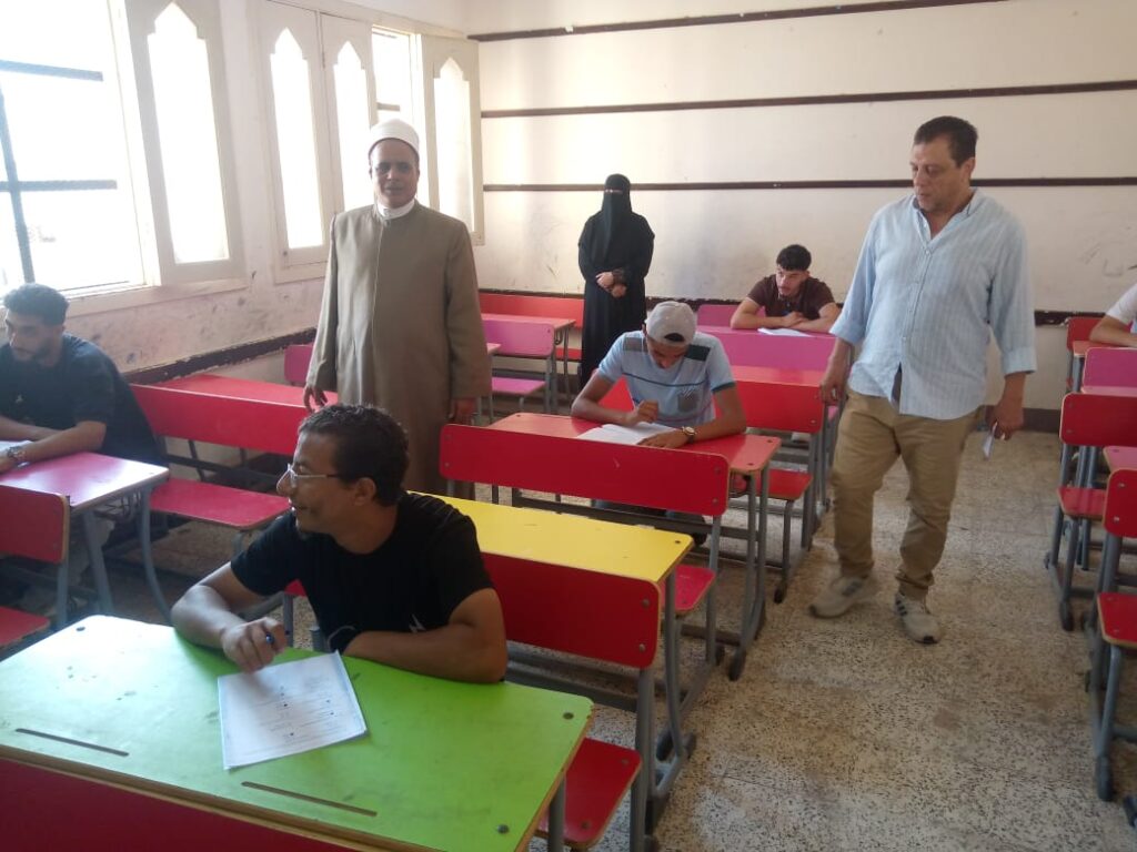 خلال انعقاد امتحانات الثانويه الأزهرية الدور الثاني بمطروح