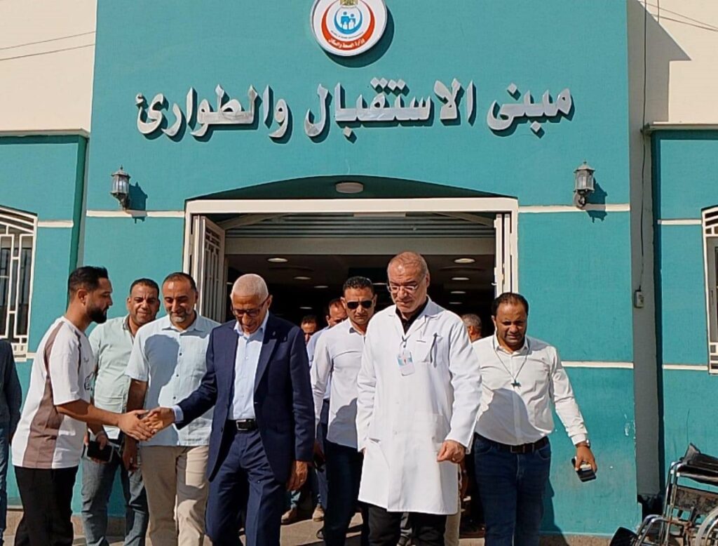 جانب من زيارة مستشفى العريش العام
