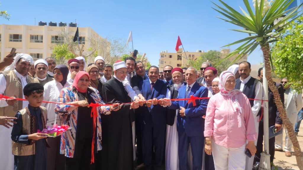 رئيس جامعة مطروح خلال مشاركته بافتتاح فرع جامعة الأزهر