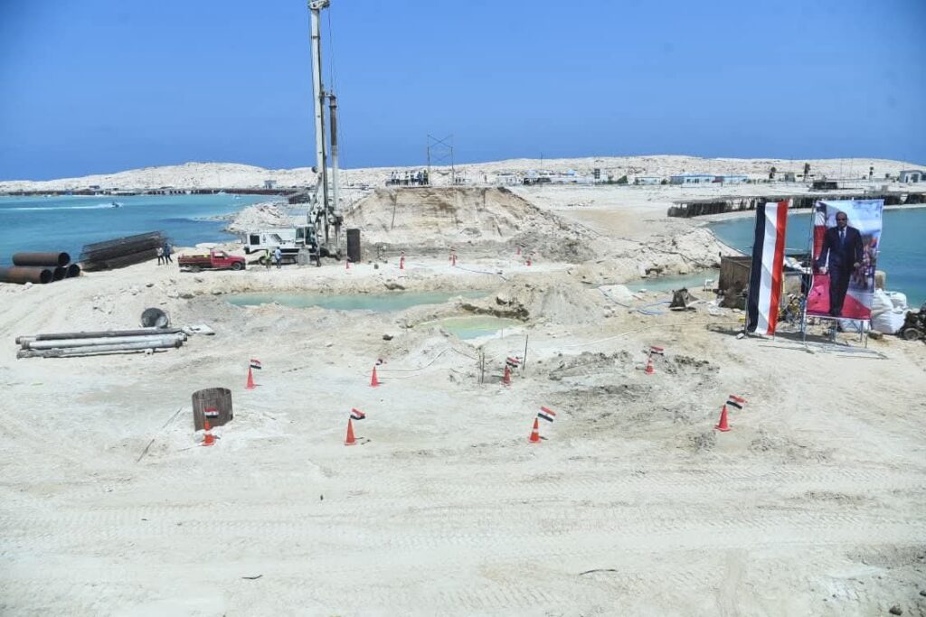 أعمال إنشاءات مشروع كوبري روميل