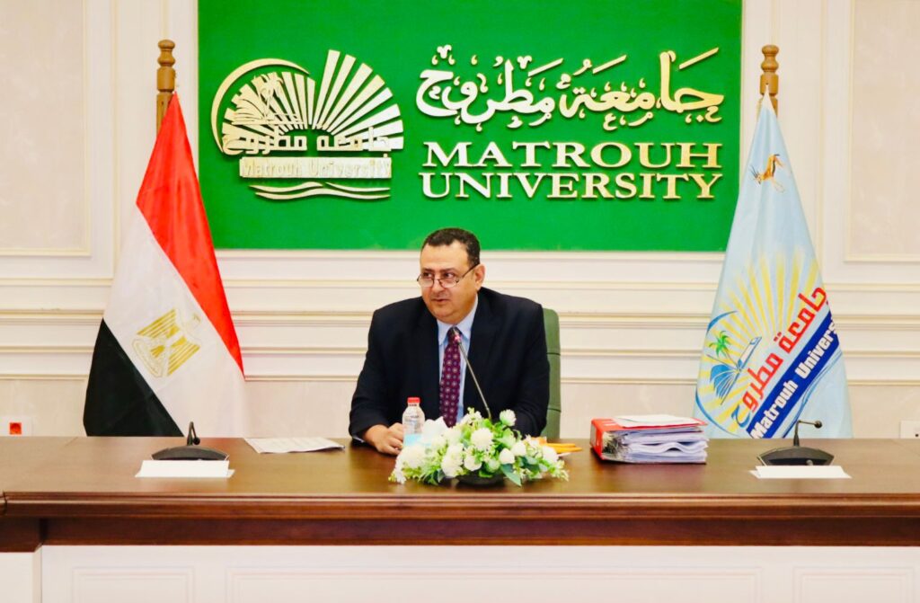 خلال انعقاد مجلس جامعة مطروح