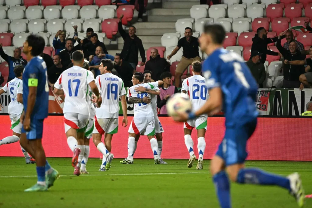 إيطاليا تهزم إسرائيل 5-4 وتصعد لوصافة مجموعتها في تصفيات المونديال