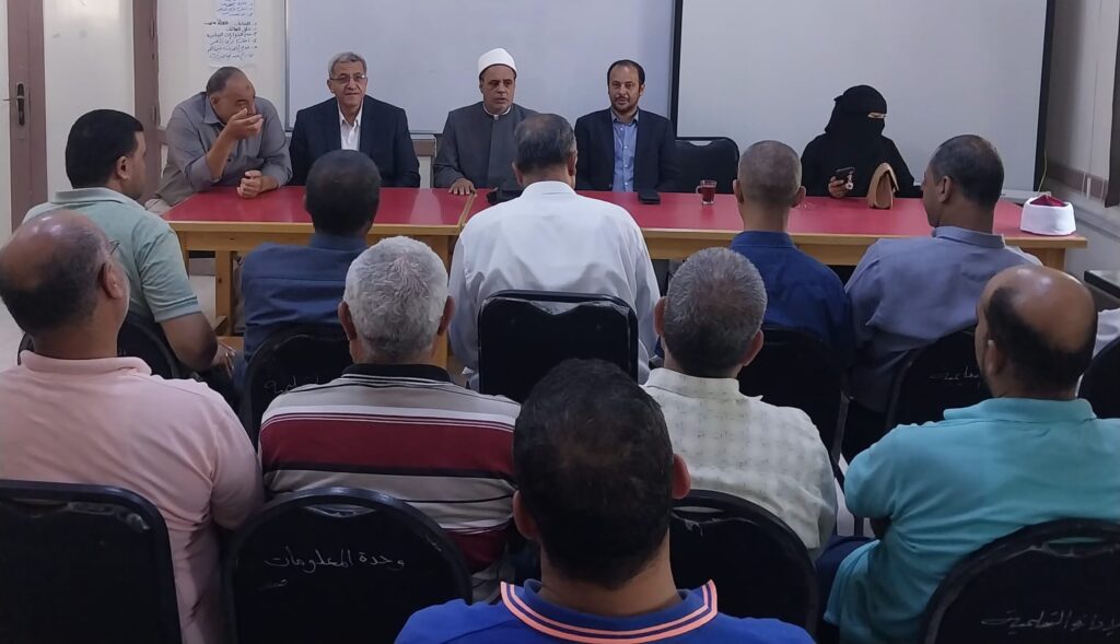 خلال فعاليات ندوة حول الإدمان بالتعاون مع المنطقة الأزهرية بمطروح