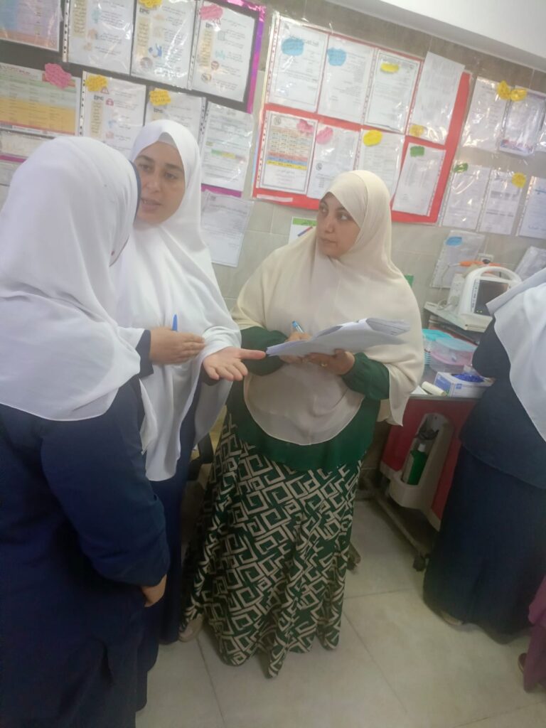 خلال مراجعة لجنة طبية الخدمات المقدمة للمرضى في المنشآت الطبية بمطروح