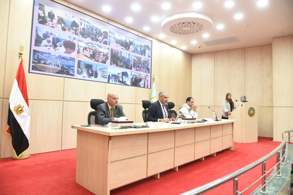 خلال فعاليات اللجنة التنسيقية للمجلس القومي للسكان بمطروح