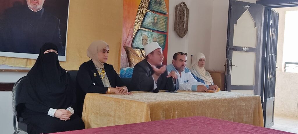 خلال فعاليات ندوة أزهر مطروح مع الطالبات