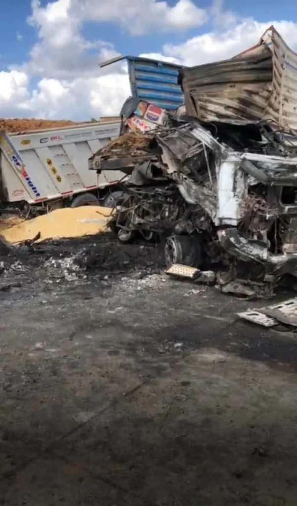 حادث اول يوم رمضان علي الطريق